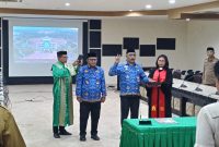 Sekretaris Daerah J. Papilaya melantik dua pejabat struktural Eselon II, Senin (25/5/2026).
