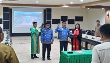 Sekretaris Daerah J. Papilaya melantik dua pejabat struktural Eselon II, Senin (25/5/2026).