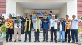 Tim KONI Pusat saat kunker ke Halmahera Utara, Senin (8/6/2026)