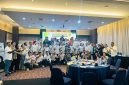 Foto bersama pengurus dan anggota setelah sukses menyelenggarakan Musyawarah Daerah Luar Biasa (Musdalub) BPD HIPMI Maluku Utara di Bela Hotel, Ternate. Selasa, 2 Juni 2026 (foto: Arif. P)