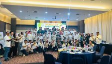 Foto bersama pengurus dan anggota setelah sukses menyelenggarakan Musyawarah Daerah Luar Biasa (Musdalub) BPD HIPMI Maluku Utara di Bela Hotel, Ternate. Selasa, 2 Juni 2026 (foto: Arif. P)